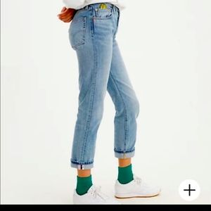 Levi's premium 501 x Super Mario button fly jeans.